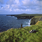 Na klifie podczas robienia zdjęć :-). 