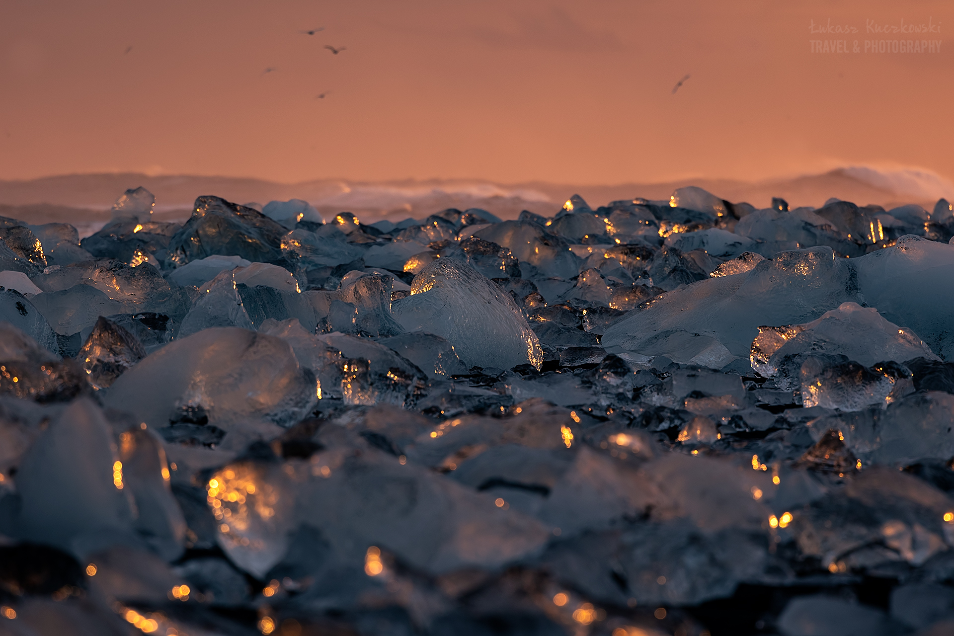 diamentowa plaża Islandia